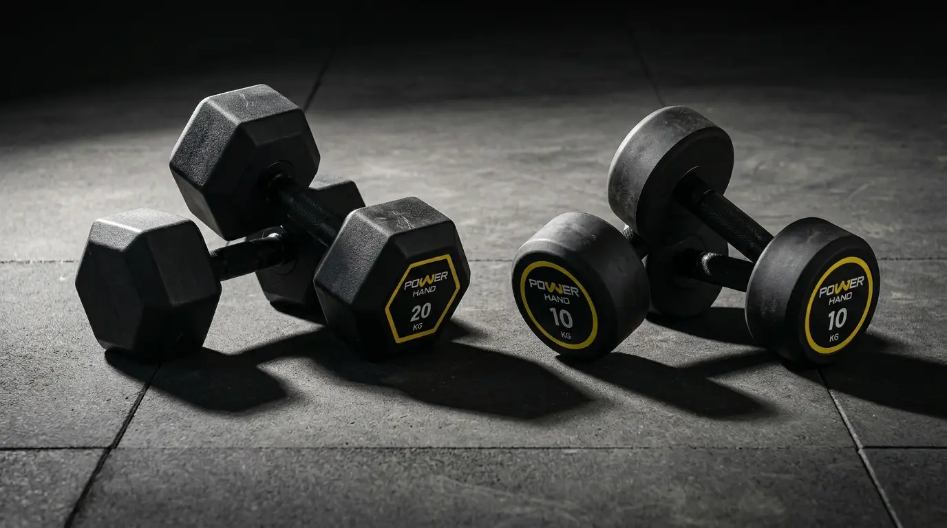 Hex Dumbbells vs Round Dumbbells: Pros, Cons, and Best Uses